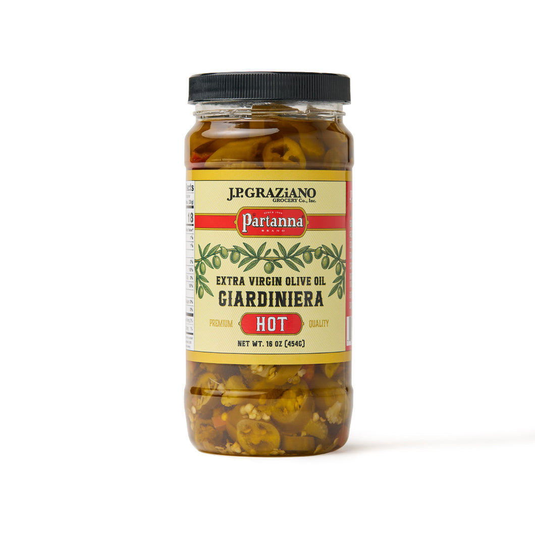 Partanna Extra Virgin Hot Giardiniera