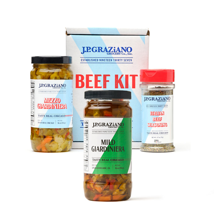 Mild Giardiniera Beef Kit Bundle