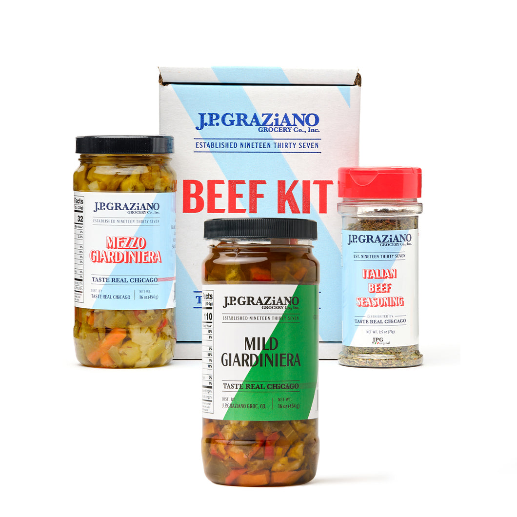 Mild Giardiniera Beef Kit Bundle