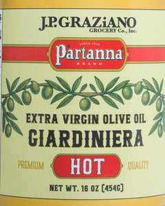 Partanna Extra Virgin Hot Giardiniera