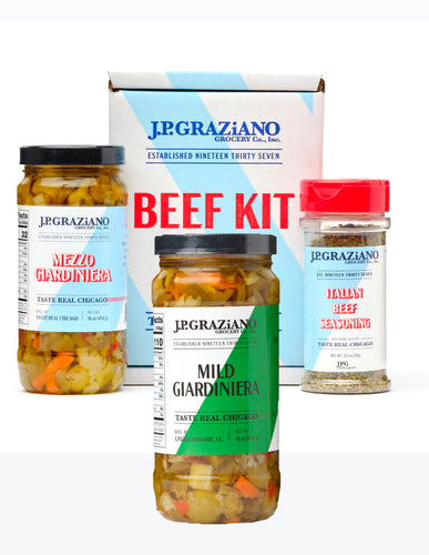 Mild Giardiniera Beef Kit Bundle